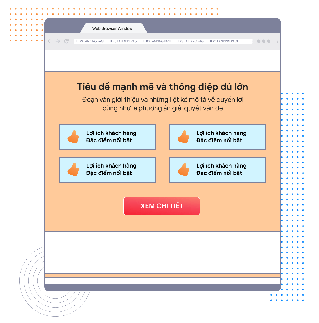 TEKS™ Landing Page